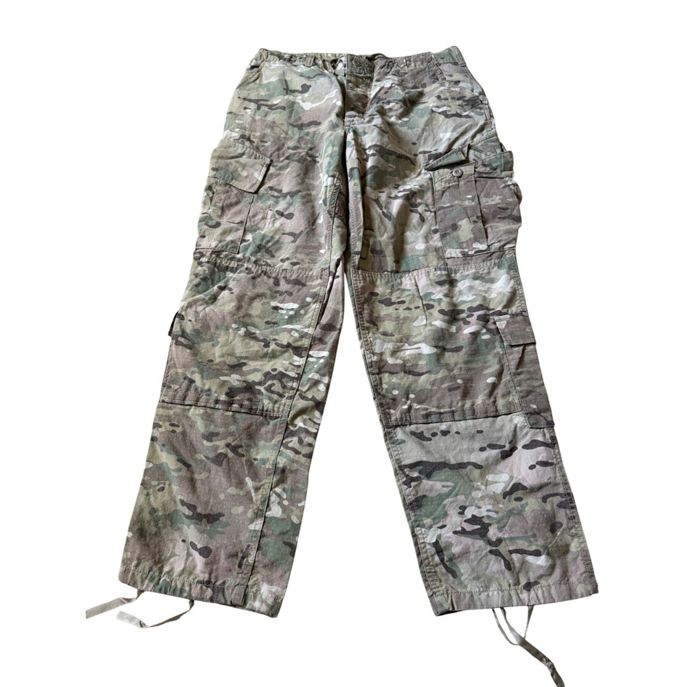 US Military Multicam‎ OCP Cargo Pants Mens Large Regular Tactical Ripstop Camo